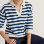 Seasalt Gwynver Lightweight V-Neck Collared Jumper