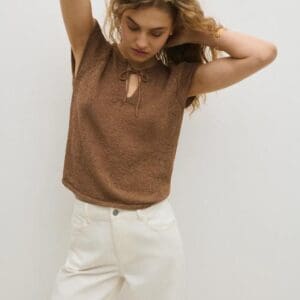 Ese 0 Ese Emeu Linen Top