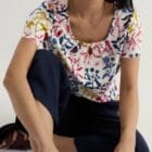 Seasalt Appletree Keyhole Detail T-Shirt
