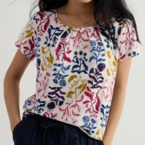 Seasalt Appletree Keyhole Detail T-Shirt