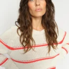 Mos Mosh MMRola Bine Stripe Crewneck Knit