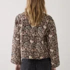 Summum Woman Reversible Kimono Jacket In Block Print