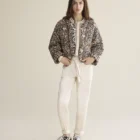 Summum Woman Reversible Kimono Jacket In Block Print