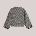 Summum Woman Reversible Kimono Jacket In Jacquard Fabric