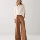 Summum Woman Soft Wide-Leg Trousers