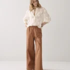 Summum Woman Soft Wide-Leg Trousers