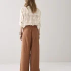 Summum Woman Soft Wide-Leg Trousers