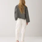 Summum Woman Loose Tapered Trousers With Button Fastening