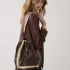 Summum Woman Bucket Bag With Raffia