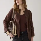 Summum Woman Bucket Bag With Raffia