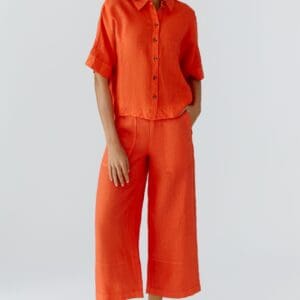 Oui Linen Pants - 97141