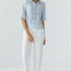 Oui Linen blouse - 97229