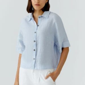 Oui Linen blouse - 97229