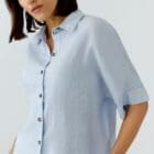 Oui Linen blouse - 97229
