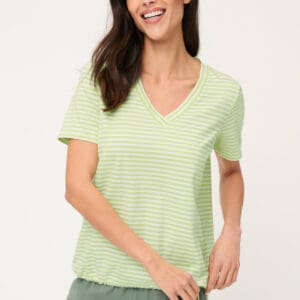 Olsen Clara Shirt With V-Neck And Drawstring