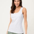 Olsen Edda Shirt With V-neck And Round Neck