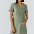 Oui Linen Dress - 97170