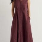 Seasalt Carved Wood Linen Sleeveless Dress
