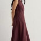 Seasalt Carved Wood Linen Sleeveless Dress