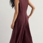 Seasalt Carved Wood Linen Sleeveless Dress