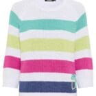 Olsen Henny Women's Sweater with Colorful Stripes – Ciao Amore