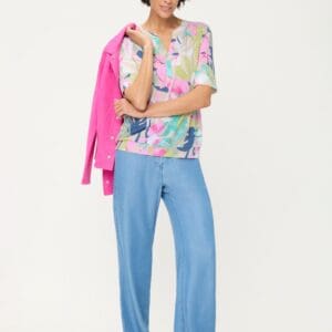 Olsen TENCEL™ Modal Clara Women's Blouse with Floral Pattern – Ciao Amore
