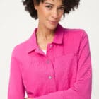 Olsen Eva Jersey – Ciao Amore Women's Pink Cotton and Linen Sweatshirt