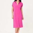 Olsen Pink Dress with Collar – Ciao Amore
