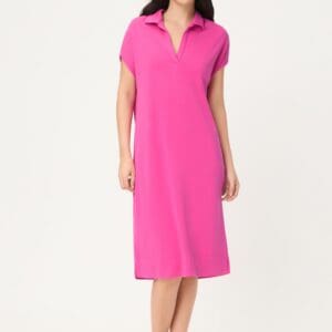 Olsen Pink Dress with Collar – Ciao Amore