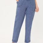 Lisa Straight Women's Blue Linen-Cotton Pants – Ciao Amore