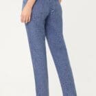 Lisa Straight Women's Blue Linen-Cotton Pants – Ciao Amore