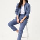 Lisa Straight Women's Blue Linen-Cotton Pants – Ciao Amore
