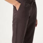 Olsen Lisa Straight Linen Trousers - Savanna Sky