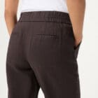 Olsen Lisa Straight Linen Trousers - Savanna Sky